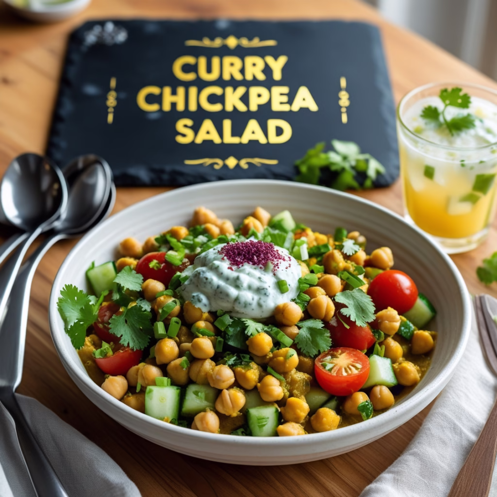 Curry Chickpea Salad: Easy, Healthy & Flavorful Vegan Recipe
