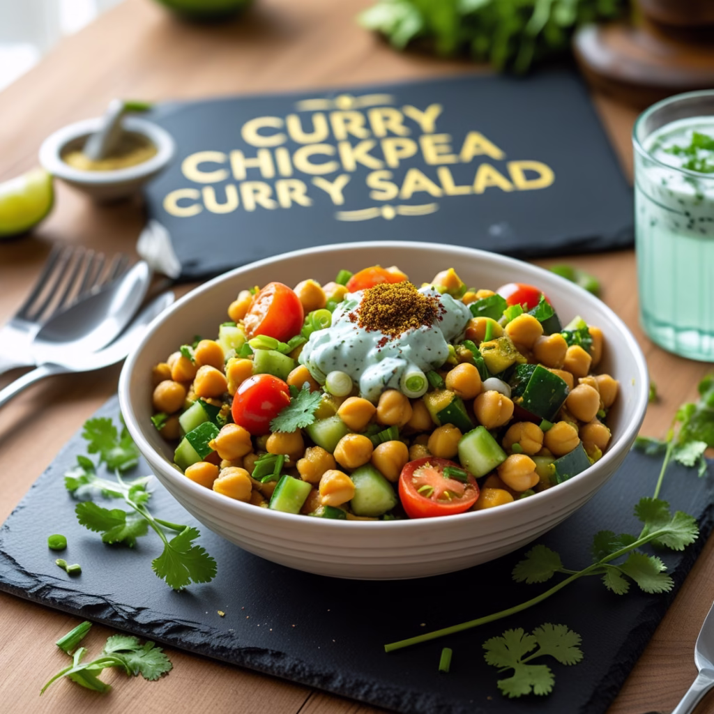 Curry Chickpea Salad: Easy, Healthy & Flavorful Vegan Recipe