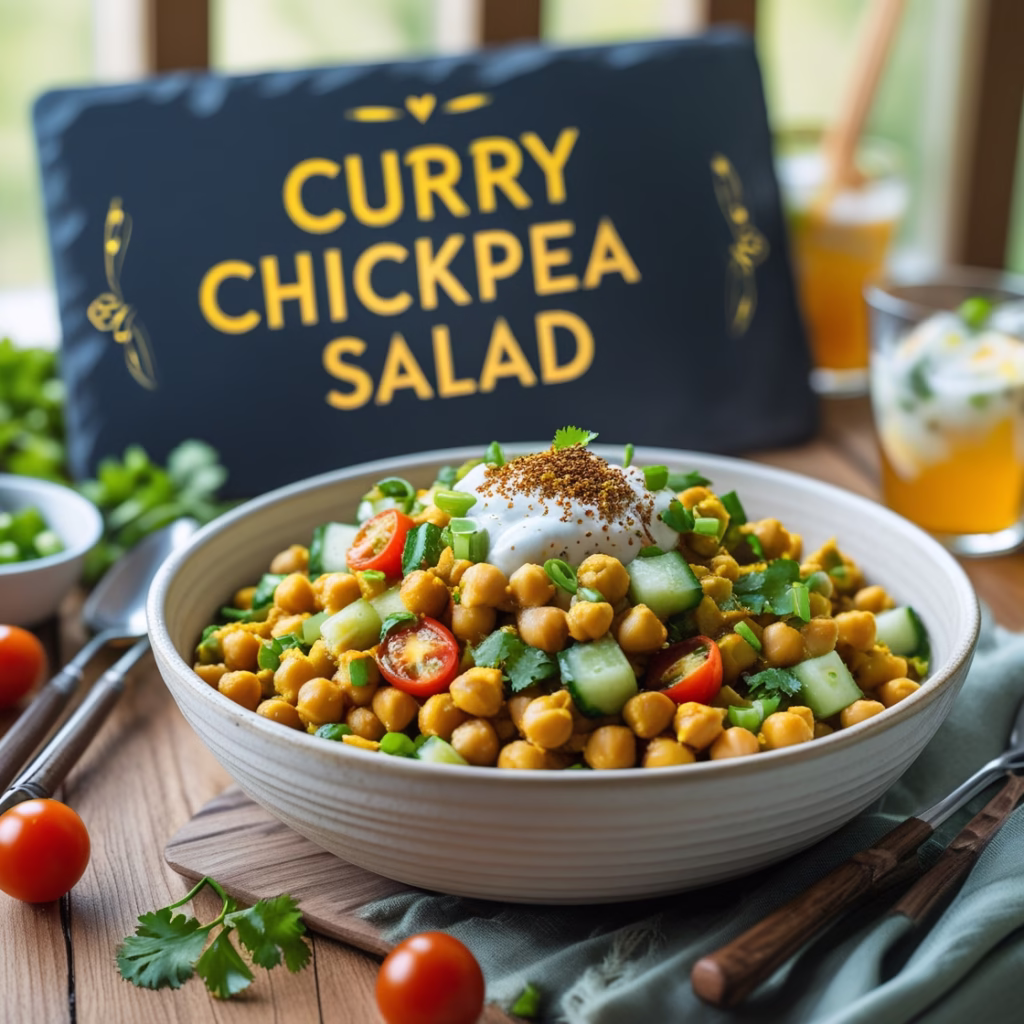 Curry Chickpea Salad: Easy, Healthy & Flavorful Vegan Recipe